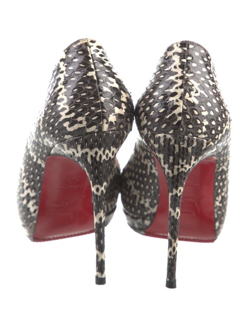 Christian Louboutin Bianca Snakeskin Pumps