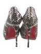 Christian Louboutin Bianca Snakeskin Pumps