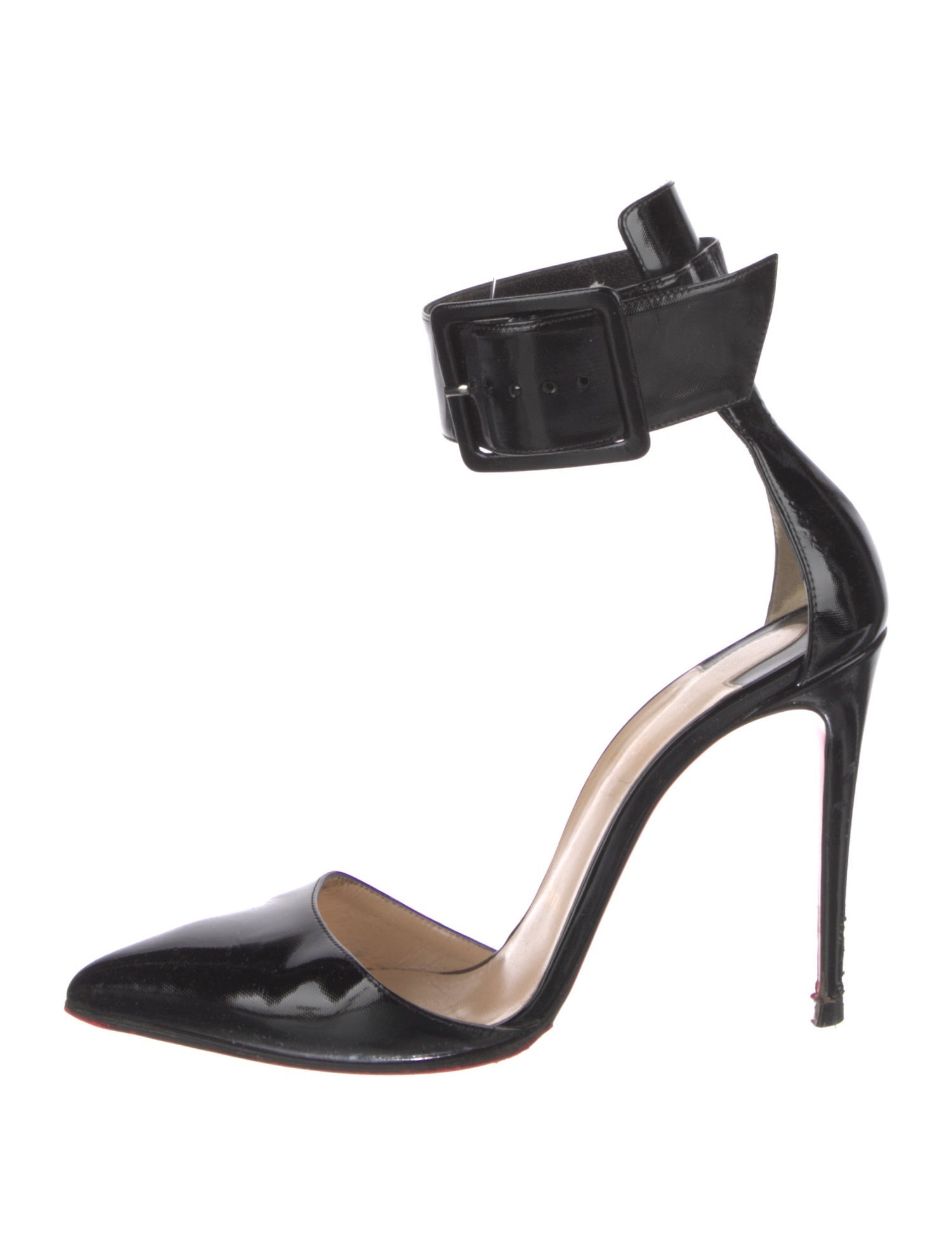 Christian Louboutin Patent Leather D'Orsay Pumps