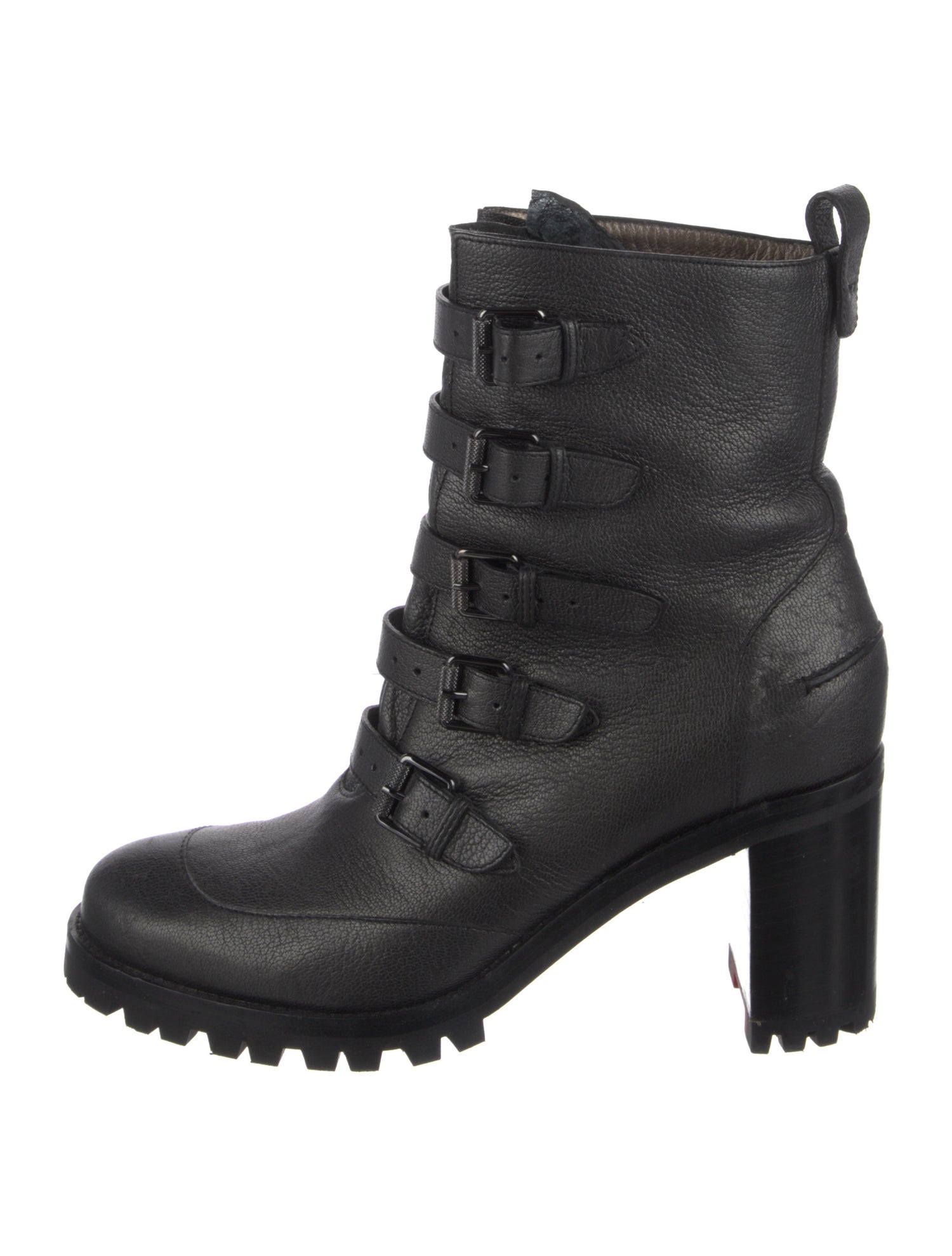 Christian Louboutin Glorymount Leather Combat Boots