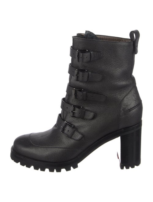 Christian Louboutin Glorymount Leather Combat Boots