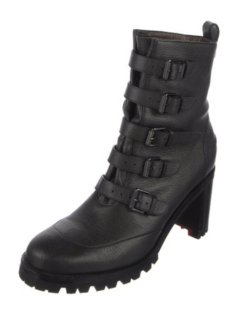 Christian Louboutin Glorymount Leather Combat Boots