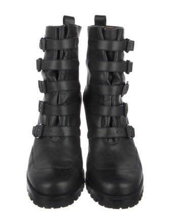 Christian Louboutin Glorymount Leather Combat Boots