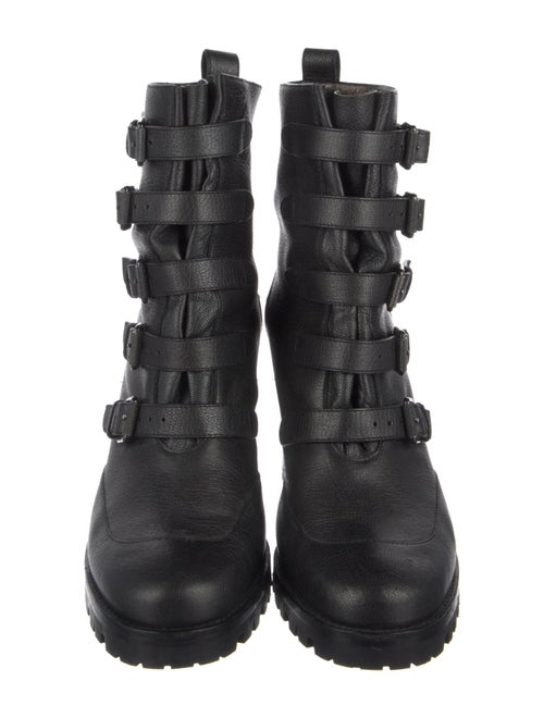 Christian Louboutin Glorymount Leather Combat Boots