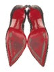 Christian Louboutin Mesh Colorblock Pattern Pumps