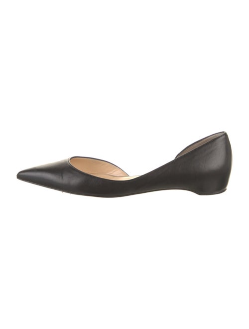 Christian Louboutin Leather D'Orsay Flats