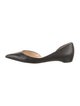 Christian Louboutin Leather D'Orsay Flats
