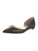 Christian Louboutin Leather D'Orsay Flats