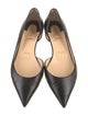 Christian Louboutin Leather D'Orsay Flats