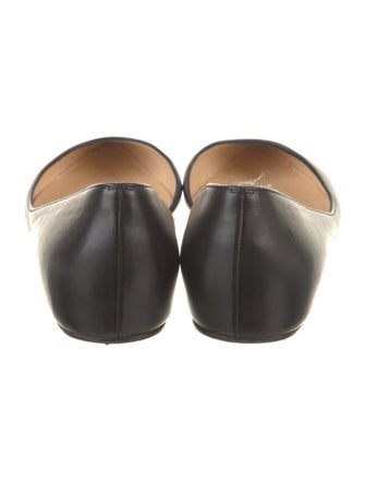 Christian Louboutin Leather D'Orsay Flats
