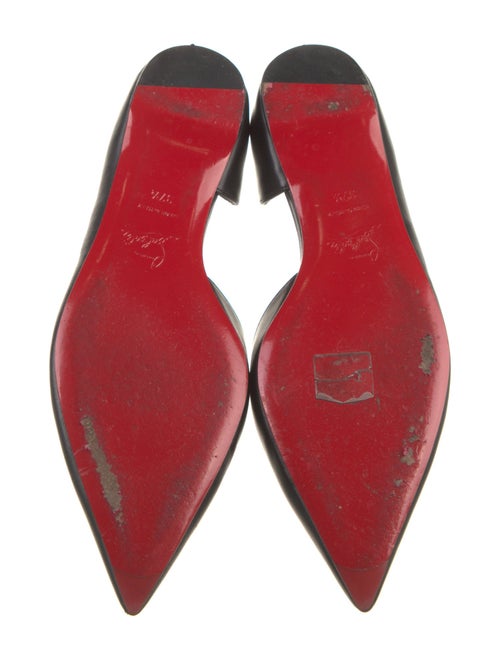 Christian Louboutin Leather D'Orsay Flats