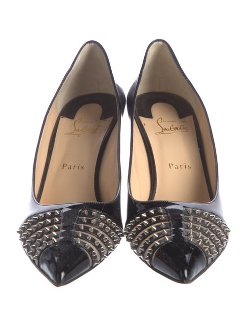 Christian Louboutin Bareta 70 Spike Accents Pumps