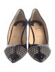 Christian Louboutin Bareta 70 Spike Accents Pumps