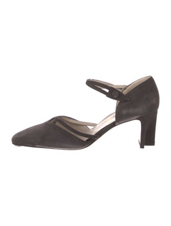 Christian Louboutin Suede D'Orsay Pumps