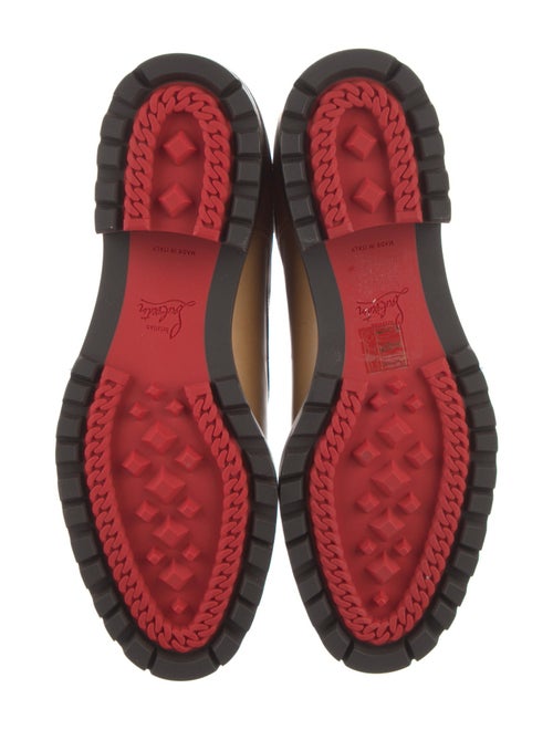 Christian Louboutin Leather Lace-Up Boots