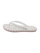 Christian Louboutin Rubber Studded Accents Flip Flops