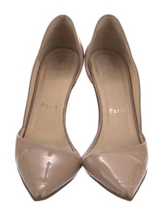 Christian Louboutin Patent Leather D'Orsay Pumps