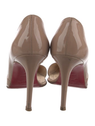 Christian Louboutin Patent Leather D'Orsay Pumps