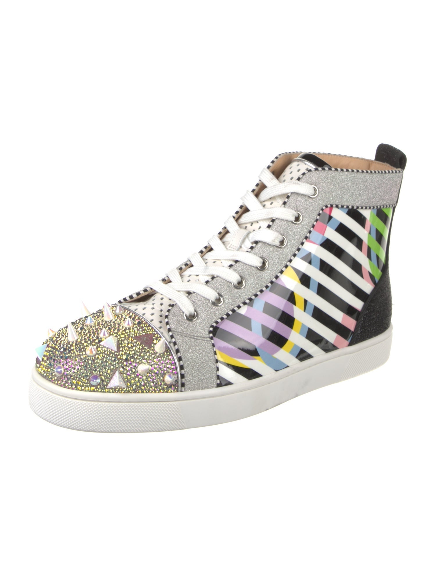 Christian Louboutin Spike Accents PVC Sneakers