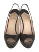 Christian Louboutin Leather Slingback Sandals