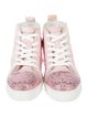 Christian Louboutin Girls' Rhinestone High Top Sneakers