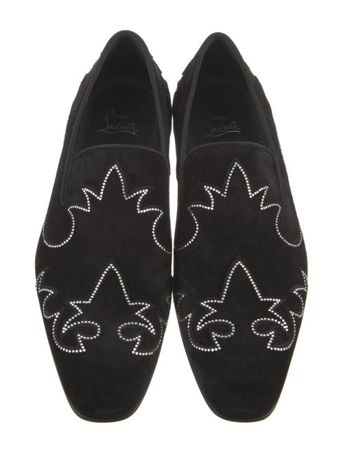Christian Louboutin Suede Patterned Loafers w/ Tags