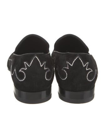 Christian Louboutin Suede Patterned Loafers w/ Tags