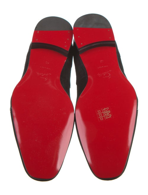 Christian Louboutin Suede Patterned Loafers w/ Tags