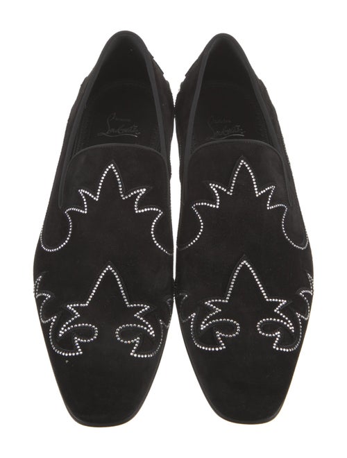 Christian Louboutin Suede Patterned Loafers w/ Tags