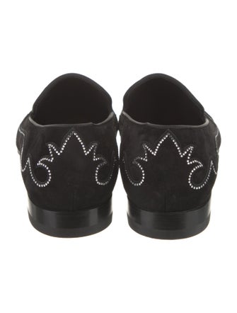 Christian Louboutin Suede Patterned Loafers w/ Tags