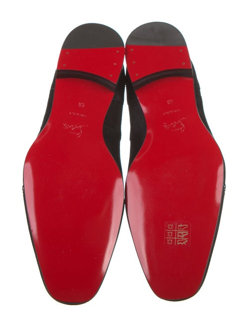 Christian Louboutin Suede Patterned Loafers w/ Tags