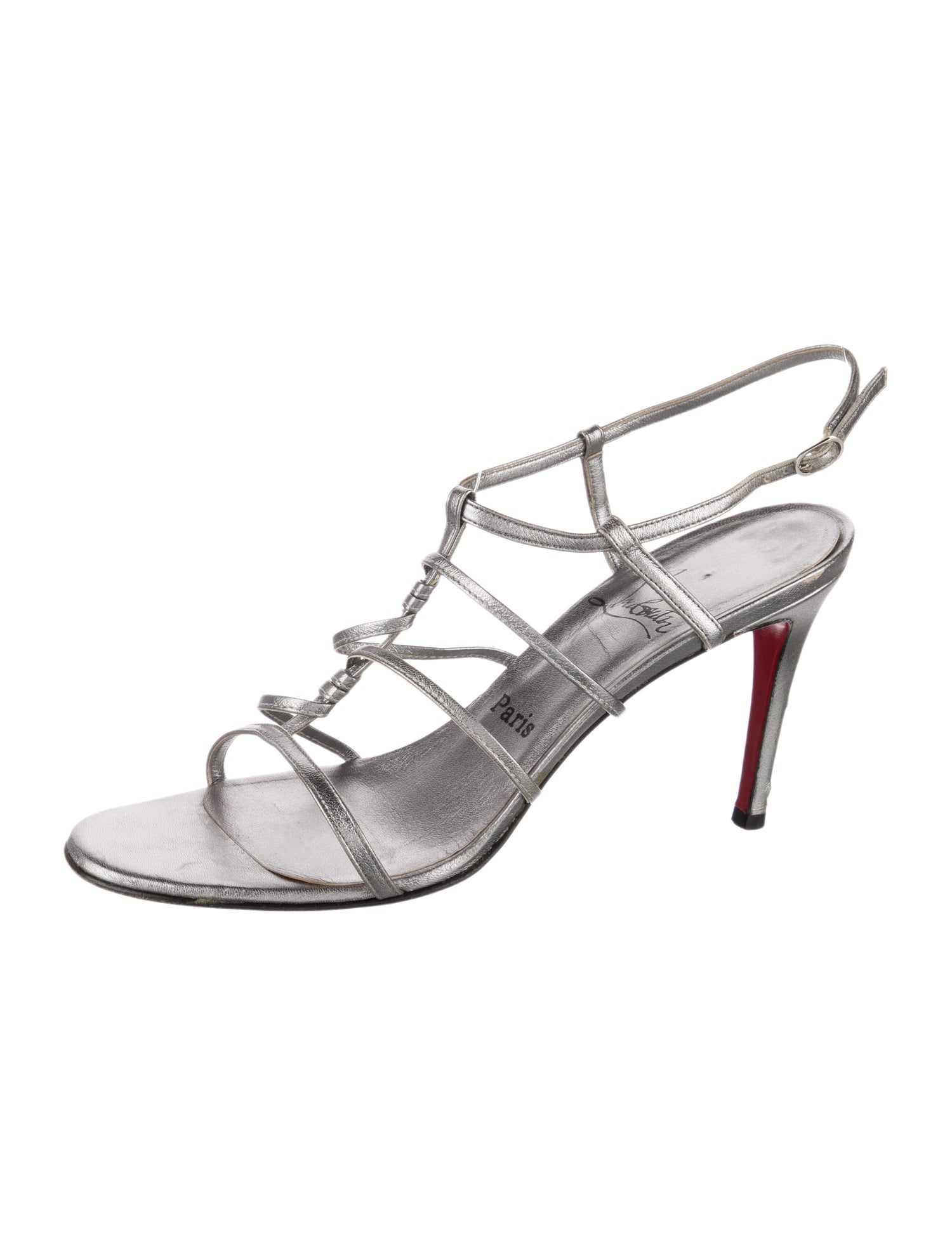 Christian Louboutin Vintage Spaganini T-Strap Sandals