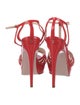 Christian Louboutin Leather T-Strap Sandals