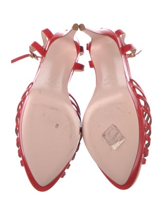 Christian Louboutin Leather T-Strap Sandals