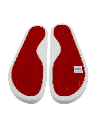 Christian Louboutin Spike Accents Rubber Slides