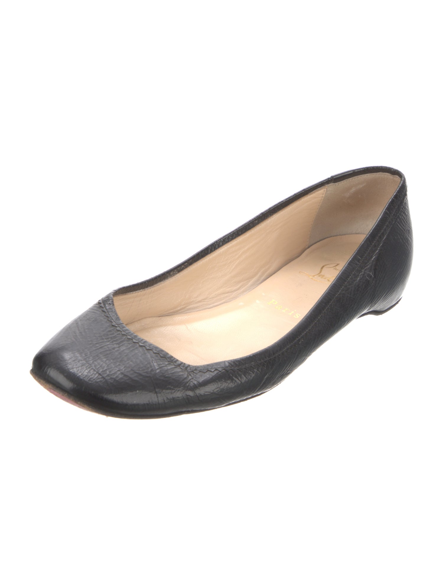 Christian Louboutin Patent Leather Ballet Flats