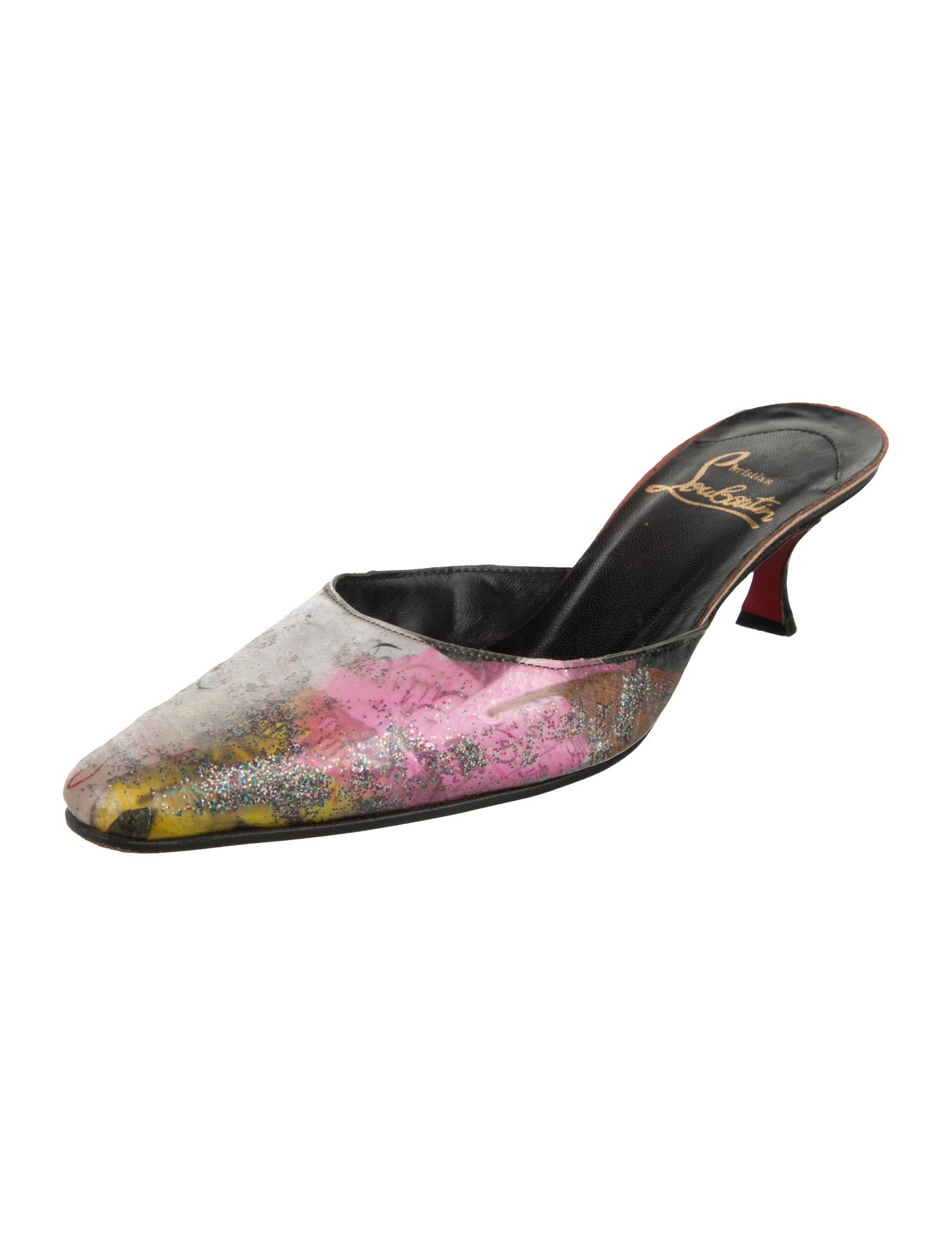 Christian Louboutin Printed Mules