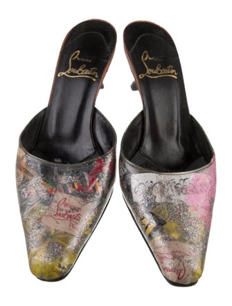 Christian Louboutin Printed Mules