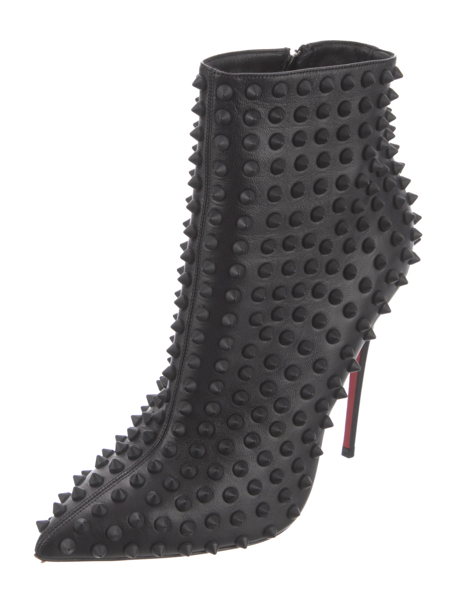 Christian Louboutin Snaklita 120 Spike Accents Boots
