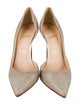 Christian Louboutin Glitter D'Orsay Pumps