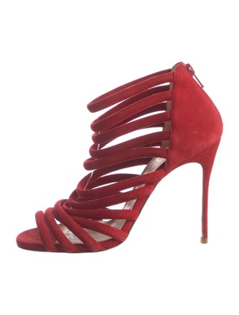 Christian Louboutin Suede Gladiator Sandals