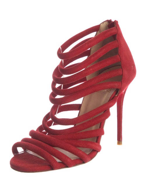 Christian Louboutin Suede Gladiator Sandals