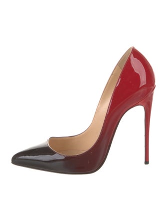 Christian Louboutin Patent Leather Tie-Dye Print Pumps