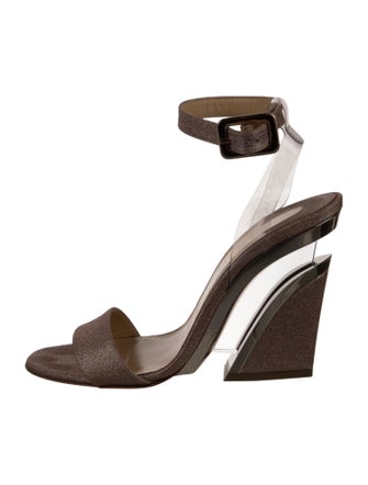 Christian Louboutin Glitter Sandals