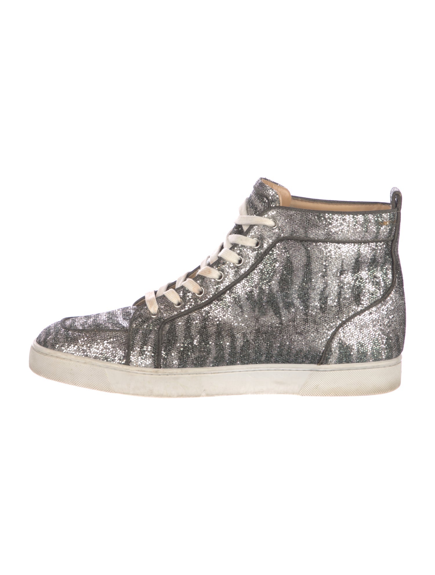 Christian Louboutin Signature Logo Glitter Sneakers