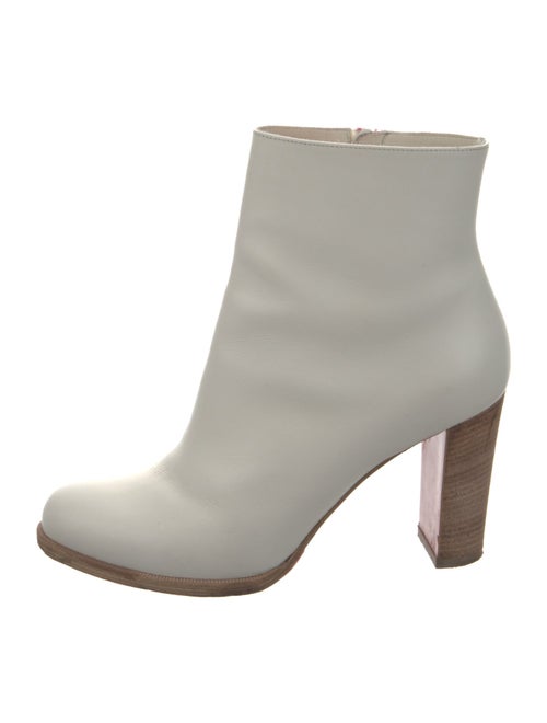 Christian Louboutin Leather Studded Accents Boots