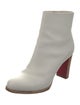 Christian Louboutin Leather Studded Accents Boots