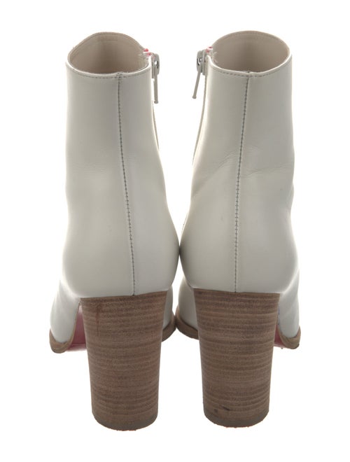 Christian Louboutin Leather Studded Accents Boots