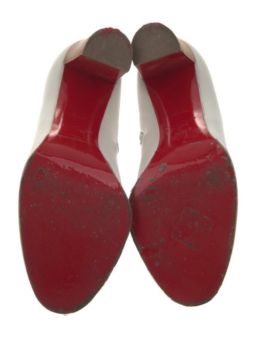 Christian Louboutin Leather Studded Accents Boots