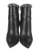 Christian Louboutin Spike Accents Leather Boots